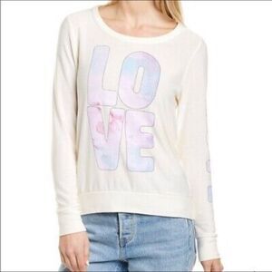 Revolve Chaser Love Crewneck Sweatshirt Size Medium